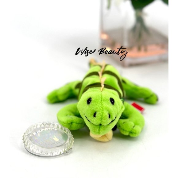 Vintage Coca-Cola I998 Mexico Paco The Iguana Plush Stuffed Bean Bag Animal NWT - Picture 2 of 7